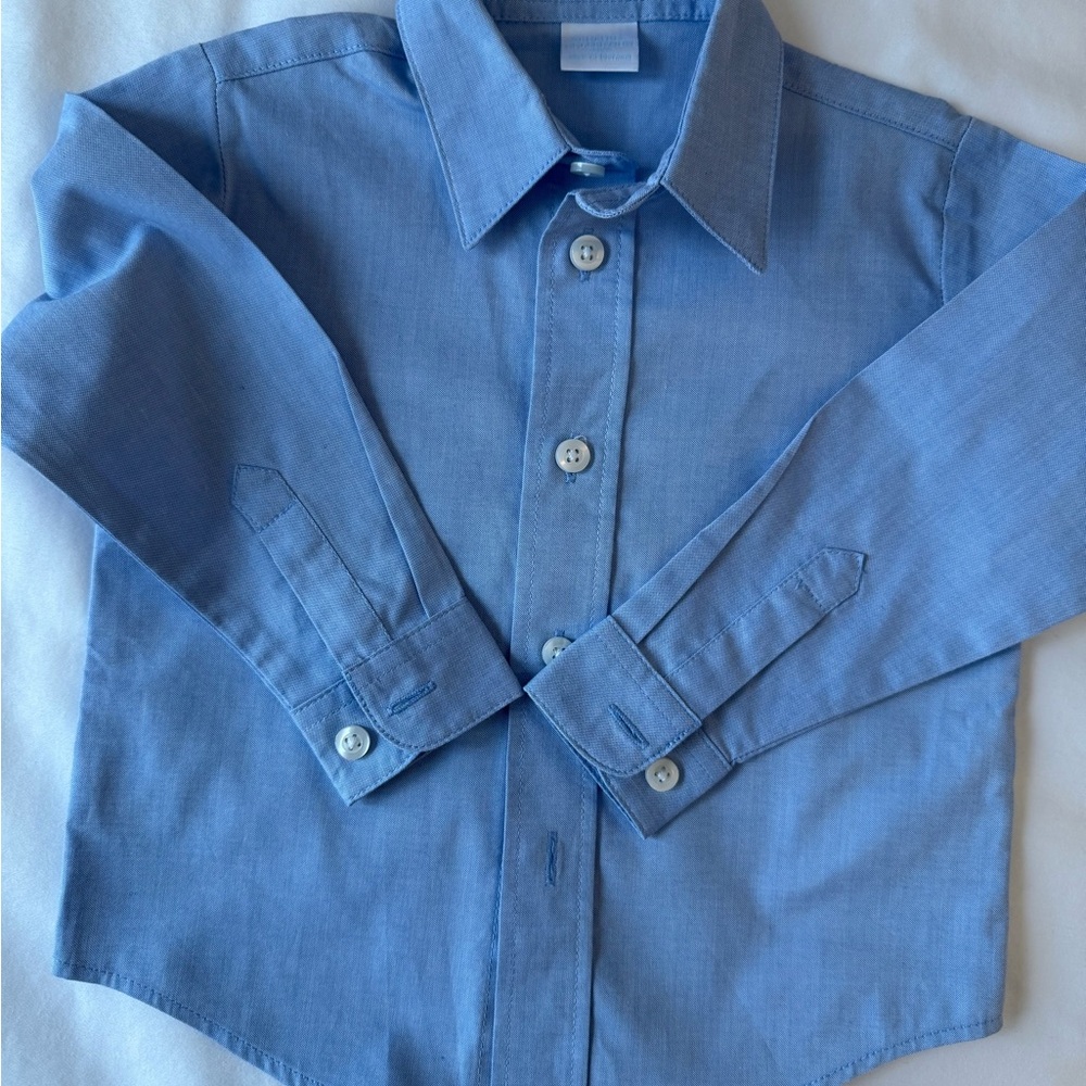 Edgehill Collection Blue Button Down Shirt